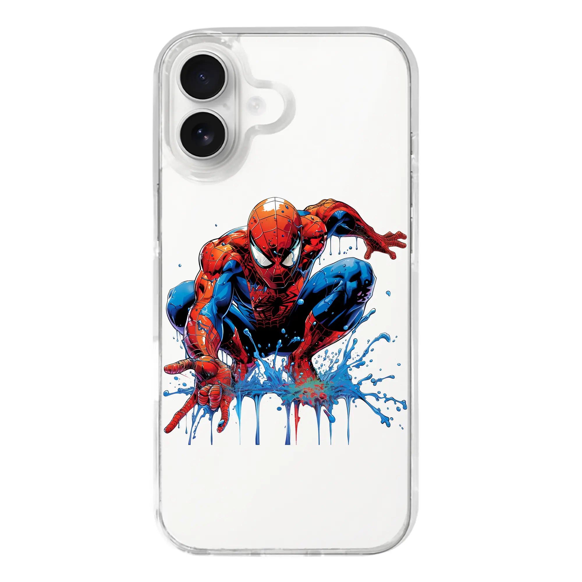 アベンジャーズ (Avenjāzu) グッズ スパイダーマン（Spider-Man） - iPhone 17シリーズ 透明スマホケース – 薄型・耐衝撃・精密フィット保護カバー
